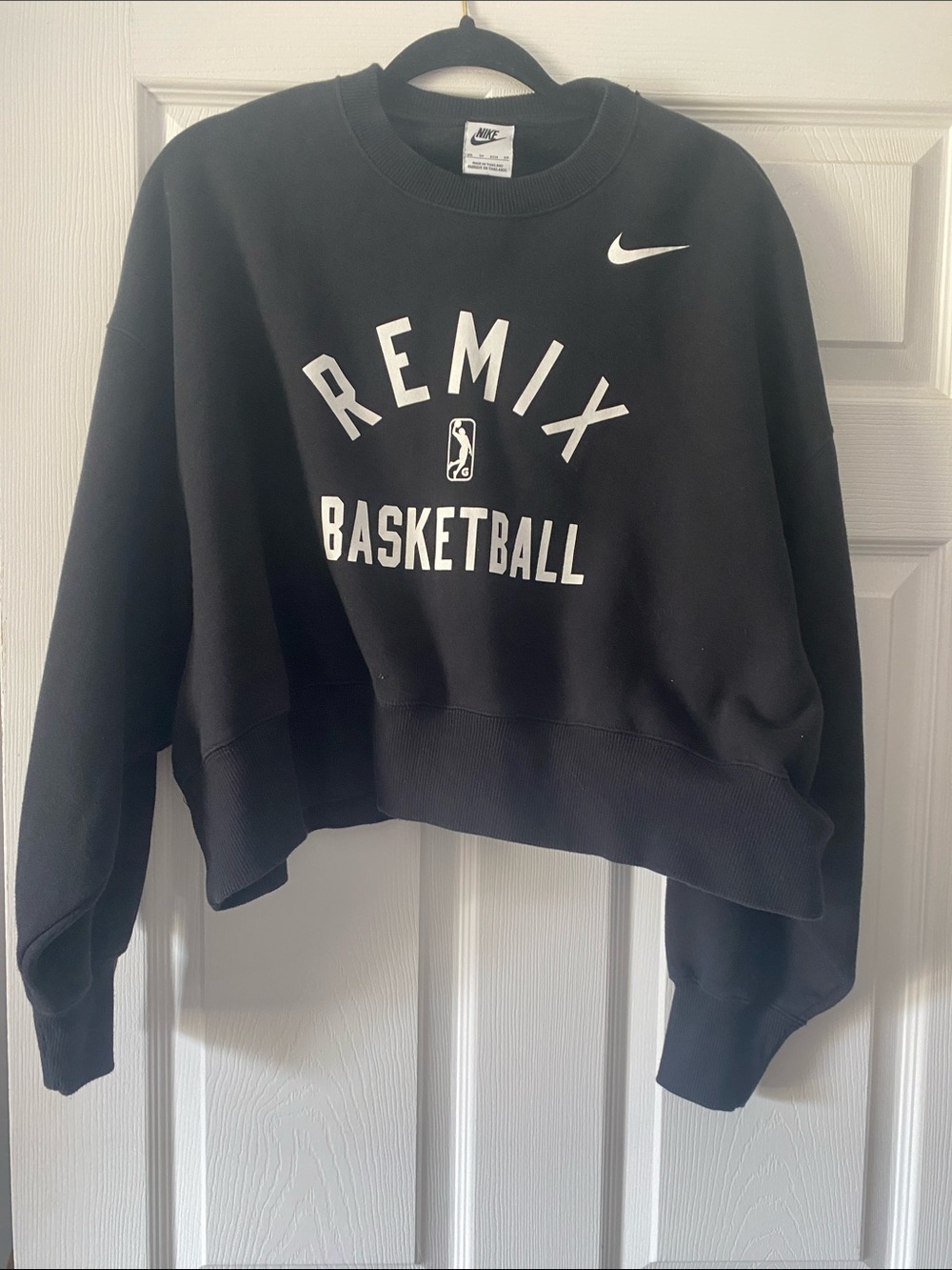 Nike Black REMIX Basketball Crew Sweatshirt - Women